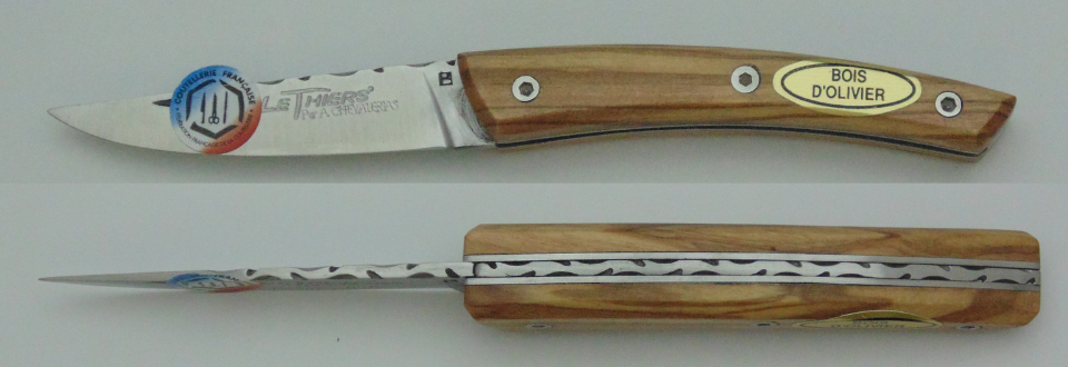 Couteau le Thiers olivier 9cm 20918-11 Coutellerie Chevalerias Thiers