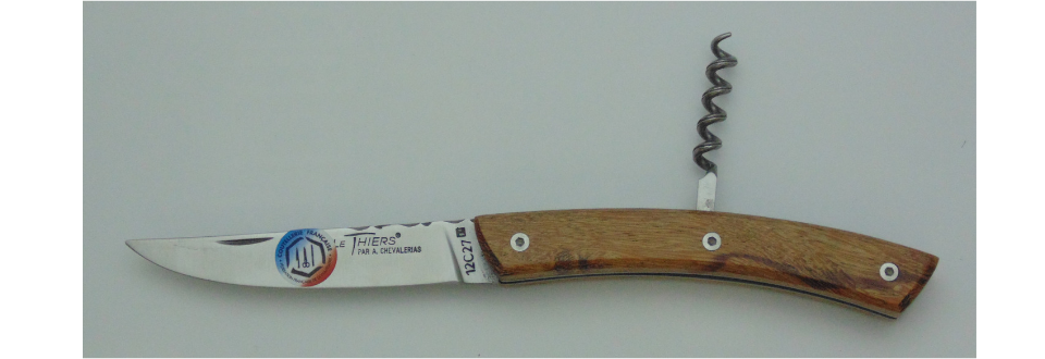 Couteau le Thiers serpent 11cm tir bouchon 21128-16 Coutellerie Chevalerias Thiers