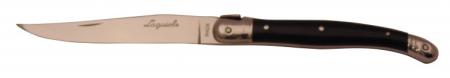 Couteau le Laguiole table mitres creuses noir 18914-67 Coutellerie Chevalerias Thiers