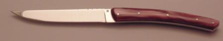 Couteau le Thiers table plexi violet  28010-55 Coutellerie Chevalerias Thiers